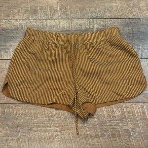Zara Women’s Striped Brown Women's Shorts Size S